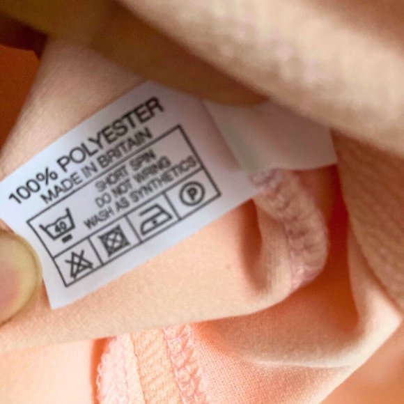 BNWT PEACH LADIES WOMANS PLUS SIZE 34 (5XXL) ROUND NECK T SHIRT TOP blouse - Picture 12 of 12